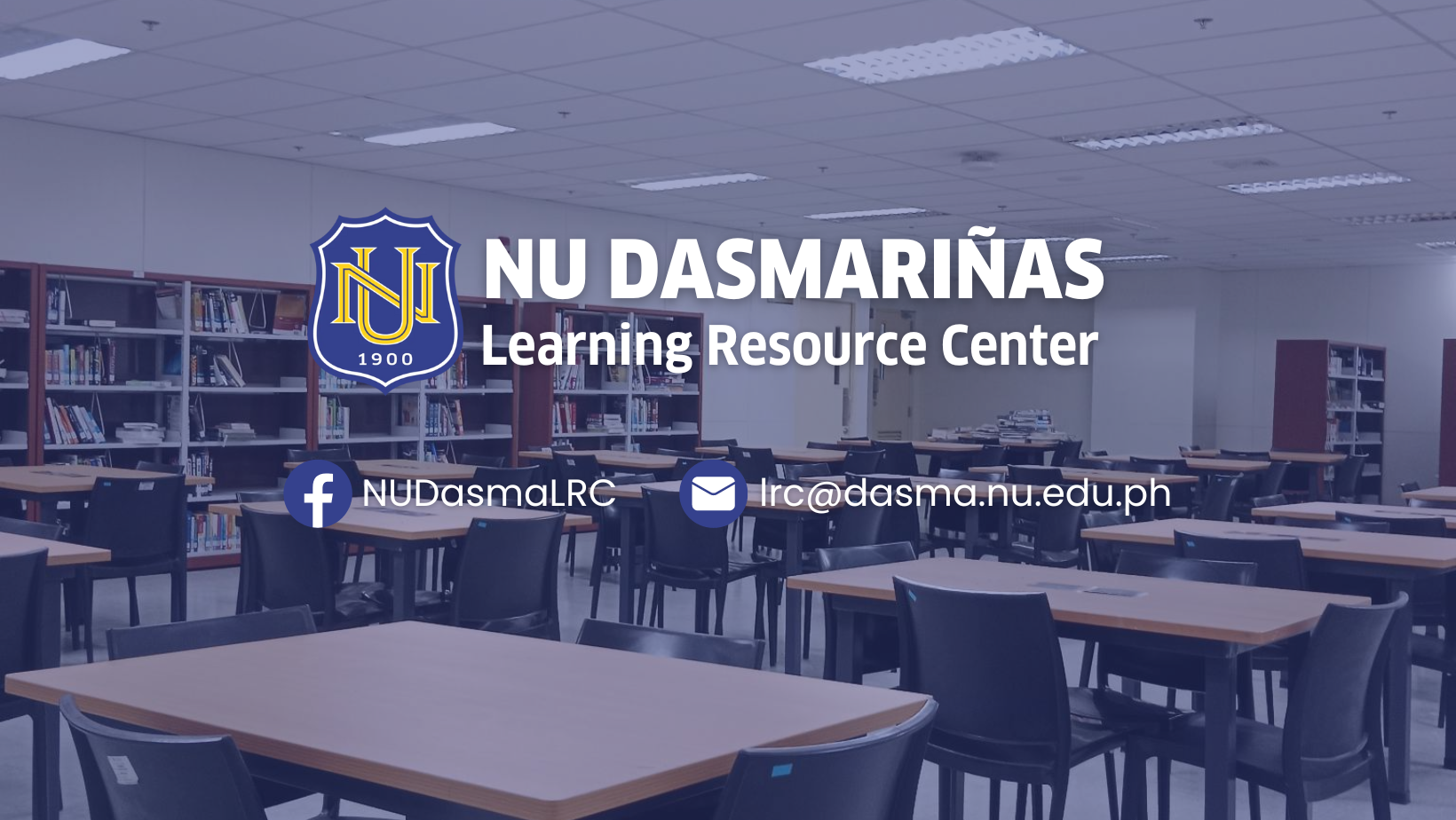 NU Dasmariñas LRC Logo